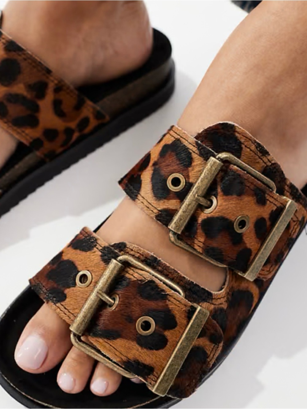 Pull & Bear flatform leather sandals